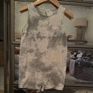 Rylee and Cru Tie-Dye Sleeveless Romper - unisex